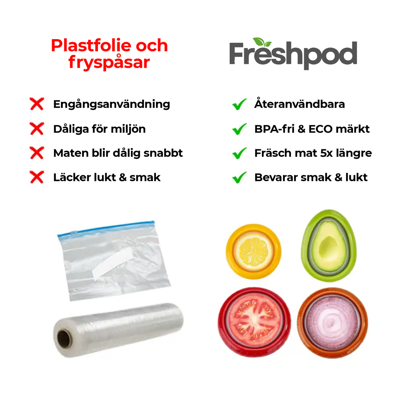 Freshpods™ | Smarta Matkapslar 4-Pack