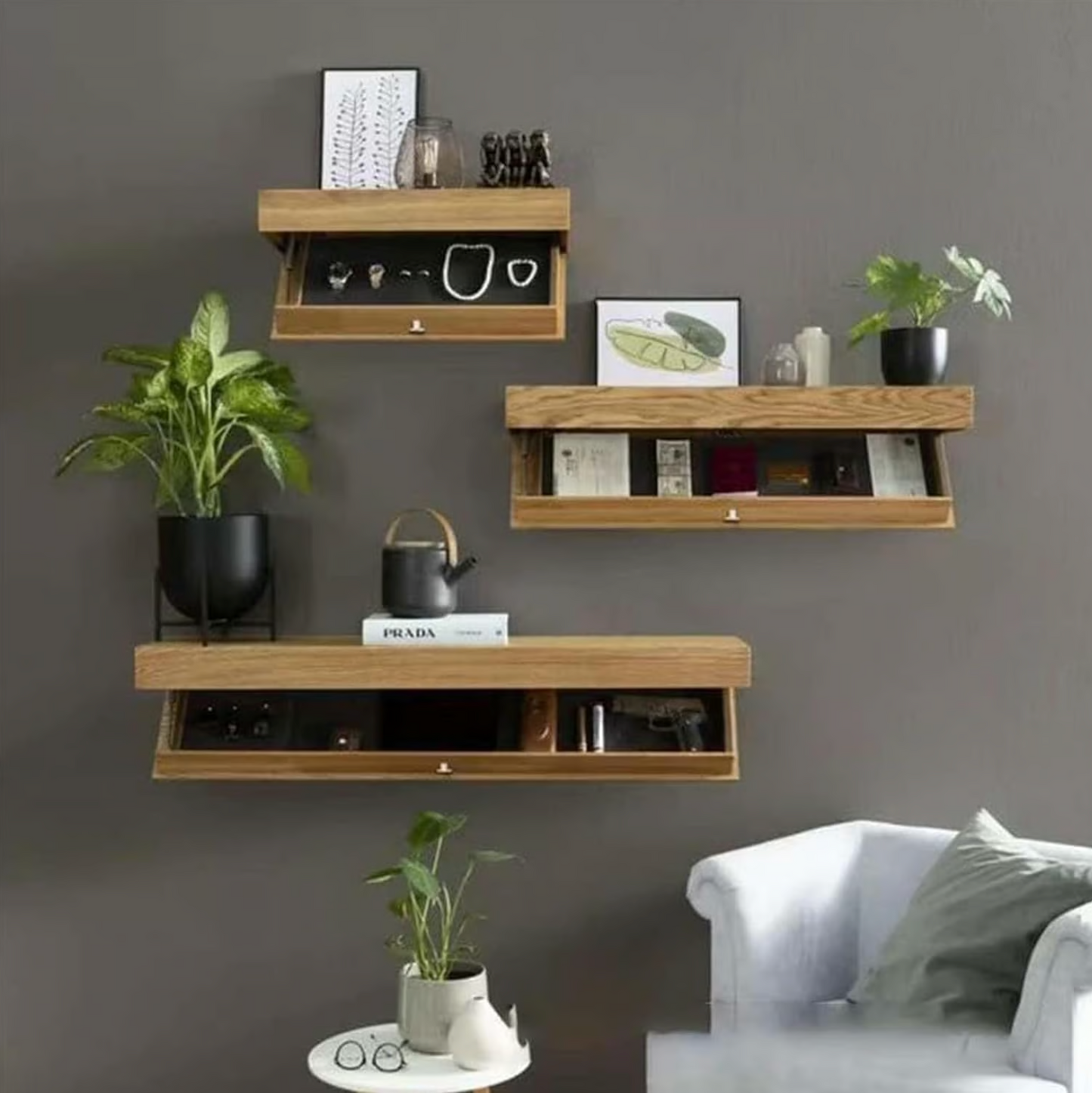 SecretShelf™ | Hylla med Hemligt Fack